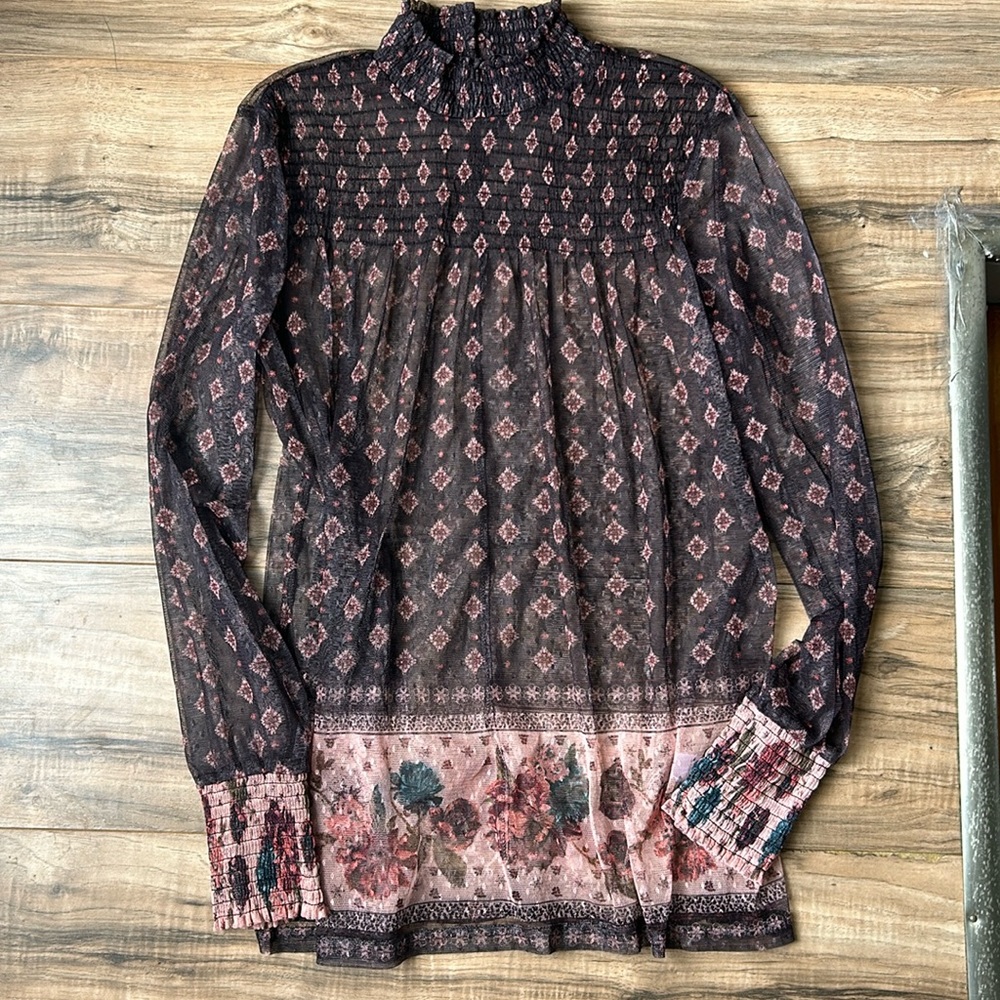 Maurices ~ Lace High Neck Blouse